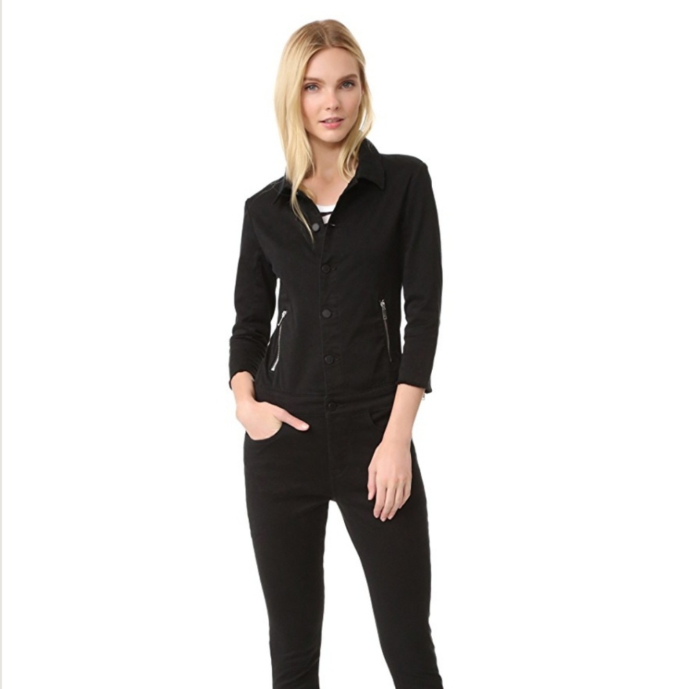 NWT DL1961 Scorpion Black Jumpsuit